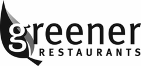 GREENER RESTAURANTS Logo (USPTO, 02/23/2010)