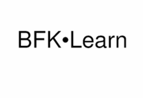 BFK·LEARN Logo (USPTO, 26.03.2010)