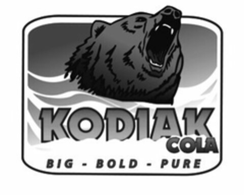 KODIAK COLA BIG - BOLD - PURE Logo (USPTO, 28.04.2010)