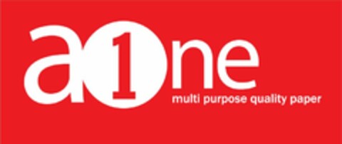 A ONE 1 MULTI PURPOSE QUALITY PAPER Logo (USPTO, 22.11.2010)