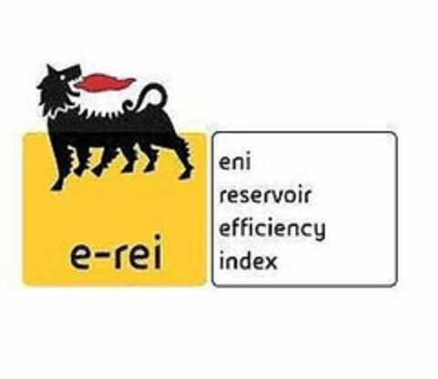E-REI ENI RESERVOIR EFFICIENCY INDEX Logo (USPTO, 22.03.2012)