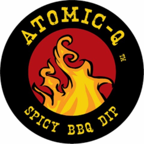 ATOMIC - Q SPICY BBQ DIP Logo (USPTO, 09.07.2012)
