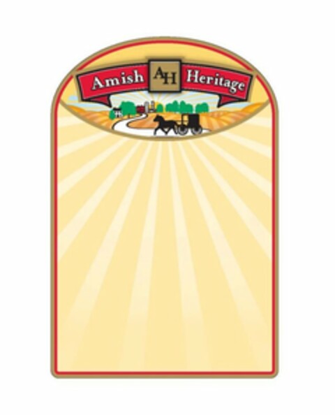 AMISH AH HERITAGE Logo (USPTO, 18.07.2012)