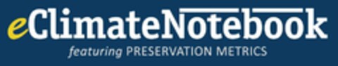 ECLIMATENOTEBOOK FEATURING PRESERVATION METRICS Logo (USPTO, 07/11/2013)