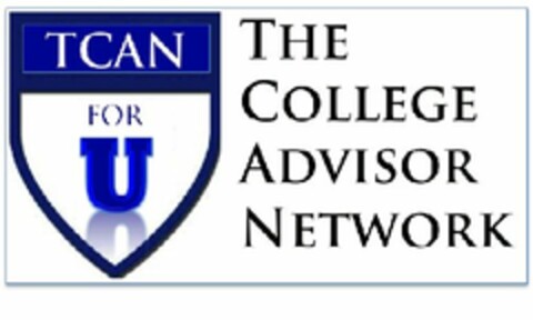 THE COLLEGE ADVISOR NETWORK TCAN FOR U Logo (USPTO, 18.09.2013)