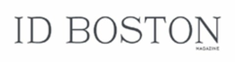 ID BOSTON MAGAZINE Logo (USPTO, 10/28/2013)