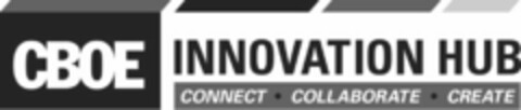CBOE INNOVATION HUB CONNECT · COLLABORATE · CREATE Logo (USPTO, 10.10.2014)