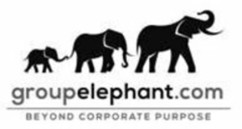 GROUPELEPHANT.COM BEYOND CORPORATE PURPOSE Logo (USPTO, 16.12.2014)