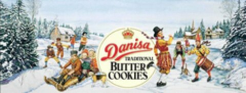 DANISA TRADITIONAL BUTTER COOKIES Logo (USPTO, 12.01.2015)