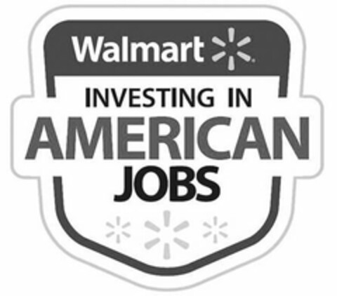 WALMART INVESTING IN AMERICAN JOBS Logo (USPTO, 03/17/2015)