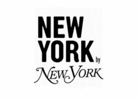 NEW YORK BY NEW YORK Logo (USPTO, 04/17/2015)