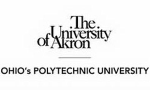 THE UNIVERSITY OF AKRON OHIO'S POLYTECHNIC UNIVERSITY Logo (USPTO, 12.06.2015)