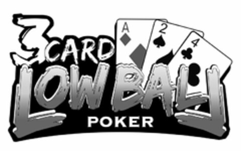 3 CARD LOWBALL A 2 4 Logo (USPTO, 30.07.2015)