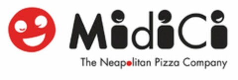 MIDICI THE NEAPOLITAN PIZZA COMPANY Logo (USPTO, 08/06/2015)