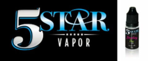 5 STAR VAPOR Logo (USPTO, 20.10.2015)