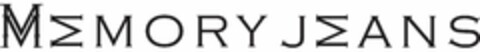 MEMORY JEANS Logo (USPTO, 09.11.2015)