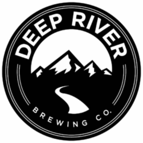 DEEP RIVER BREWING CO. Logo (USPTO, 18.01.2016)