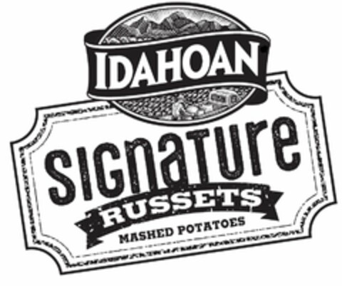IDAHOAN SIGNATURE RUSSETS MASHED POTATOES Logo (USPTO, 05.02.2016)