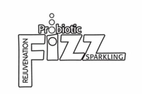 REJUVENATION FIZZ PROBIOTIC SPARKLING Logo (USPTO, 05/03/2016)