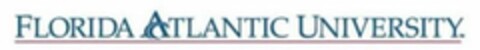 FLORIDA ATLANTIC UNIVERSITY Logo (USPTO, 21.06.2016)