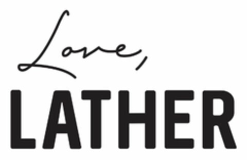 LOVE, LATHER Logo (USPTO, 12.10.2016)