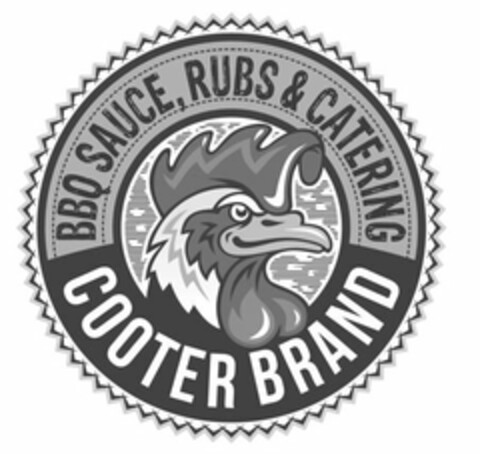 BBQ SAUCE, RUBS & CATERING COOTER BRAND Logo (USPTO, 23.11.2016)