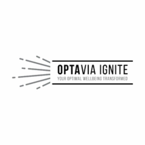 OPTAVIA IGNITE YOUR OPTIMAL WELLBEING TRANSFORMED Logo (USPTO, 07.03.2017)