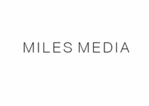 MILES MEDIA Logo (USPTO, 30.03.2017)