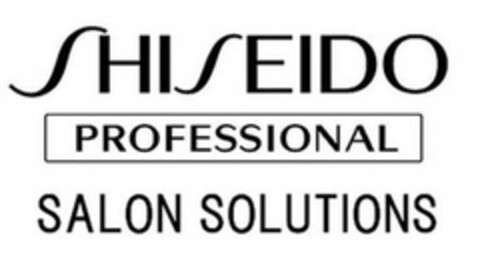 SHISEIDO PROFESSIONAL SALON SOLUTIONS Logo (USPTO, 11/06/2017)