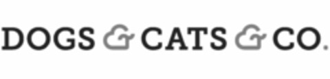 DOGS & CATS & CO. Logo (USPTO, 31.01.2018)