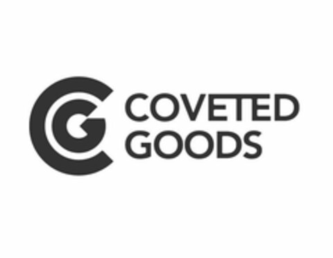 CG COVETED GOODS Logo (USPTO, 19.05.2018)