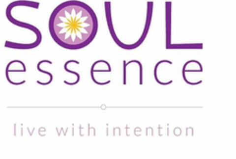 SOUL ESSENCE LIVE WITH INTENTION Logo (USPTO, 10/30/2018)