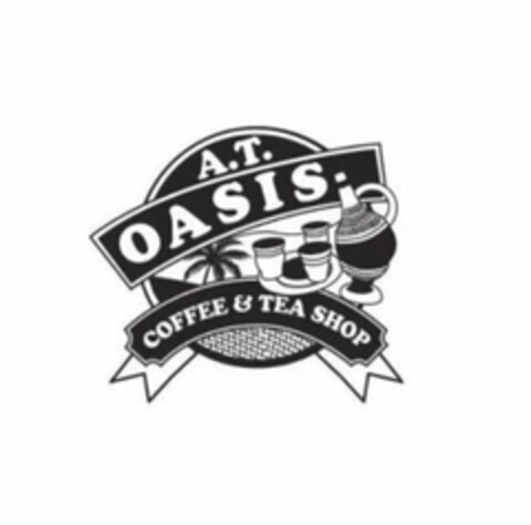 A.T. OASIS COFFEE & TEA SHOP Logo (USPTO, 20.11.2018)