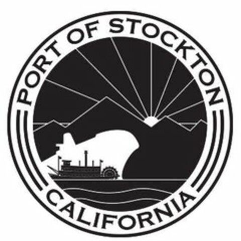 PORT OF STOCKTON CALIFORNIA Logo (USPTO, 06/21/2019)