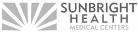 SUNBRIGHT HEALTH MEDICAL CENTERS Logo (USPTO, 15.08.2019)