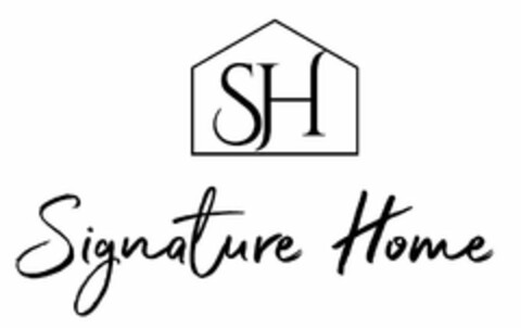 SH SIGNATURE HOME Logo (USPTO, 25.06.2020)