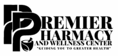 PP PREMIER PHARMACY AND WELLNESS CENTER "GUIDING YOU TO GREATER HEALTH" Logo (USPTO, 23.07.2020)