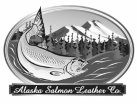 ALASKA SALMON LEATHER CO. Logo (USPTO, 02.02.2009)