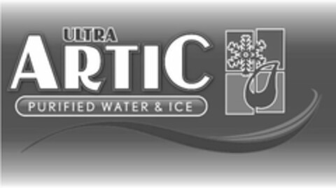 ULTRA ARTIC PURIFIED WATER & ICE Logo (USPTO, 07/21/2010)