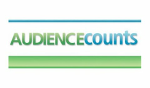 AUDIENCECOUNTS Logo (USPTO, 27.08.2010)