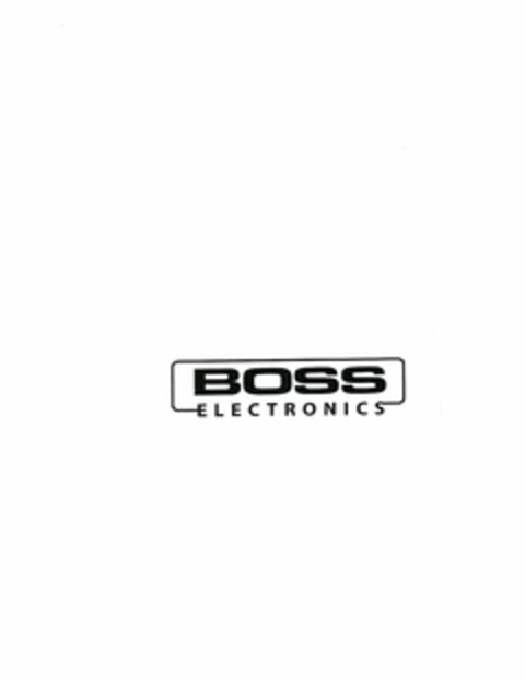 BOSS ELECTRONICS Logo (USPTO, 11/04/2010)