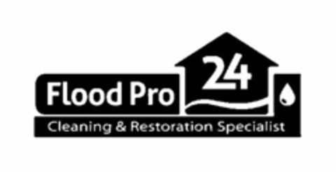 FLOOD PRO 24 CLEANING & RESTORATION SPECIALIST Logo (USPTO, 05/04/2011)