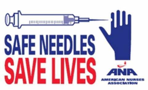 SAFE NEEDLES SAVE LIVES ANA AMERICAN NURSES ASSOCIATION Logo (USPTO, 05/13/2011)