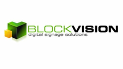 BLOCKVISION DIGITAL SIGNAGE SOLUTIONS Logo (USPTO, 05/16/2011)