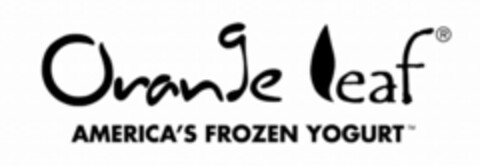 ORANGE LEAF AMERICA'S FROZEN YOGURT Logo (USPTO, 18.05.2011)