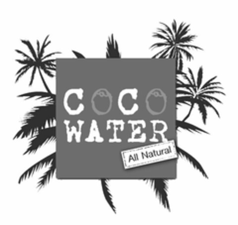 COCO WATER ALL NATURAL Logo (USPTO, 09/07/2011)