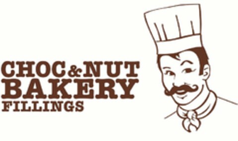 CHOC&NUT BAKERY FILLINGS Logo (USPTO, 25.10.2011)