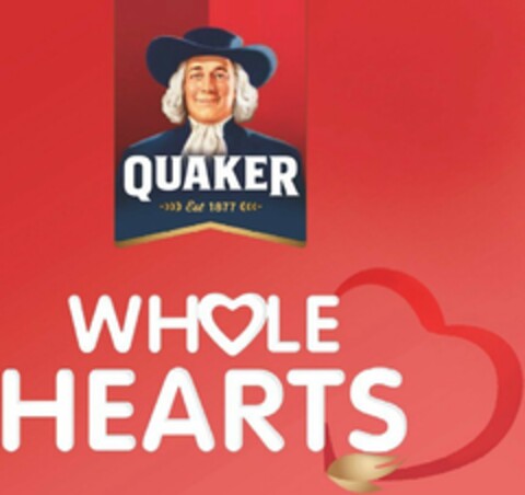 QUAKER EST 1877 WHOLE HEARTS Logo (USPTO, 11/22/2011)