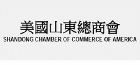 SHANDONG CHAMBER OF COMMERCE OF AMERICA Logo (USPTO, 02/22/2012)