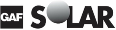 GAF SOLAR Logo (USPTO, 05/03/2012)